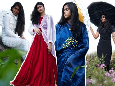 Two men in bicycle jerseys sitting outside at table having coffee